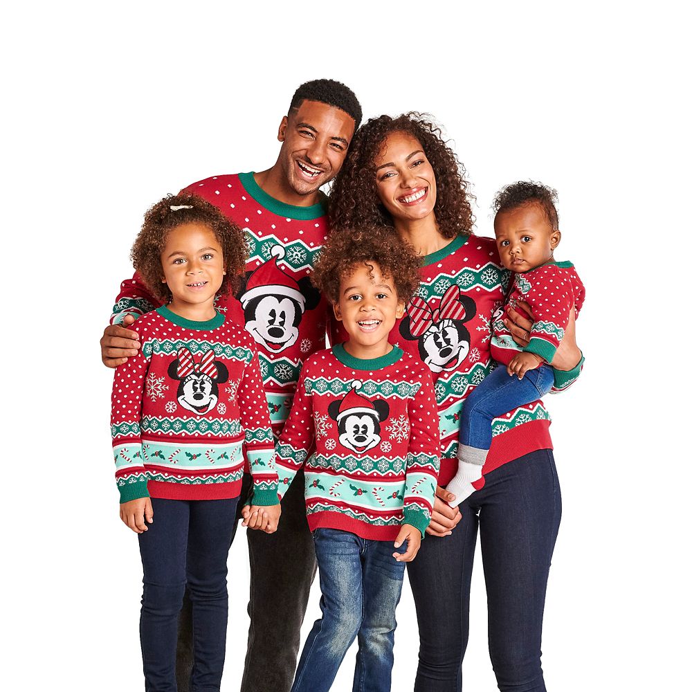Minnie Mouse Family Holiday Sweater for Girls