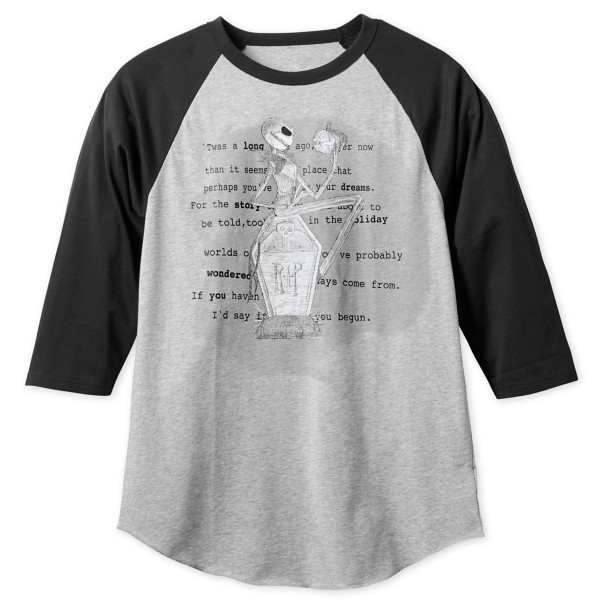 Jack Skellington Baseball T-Shirt for Men