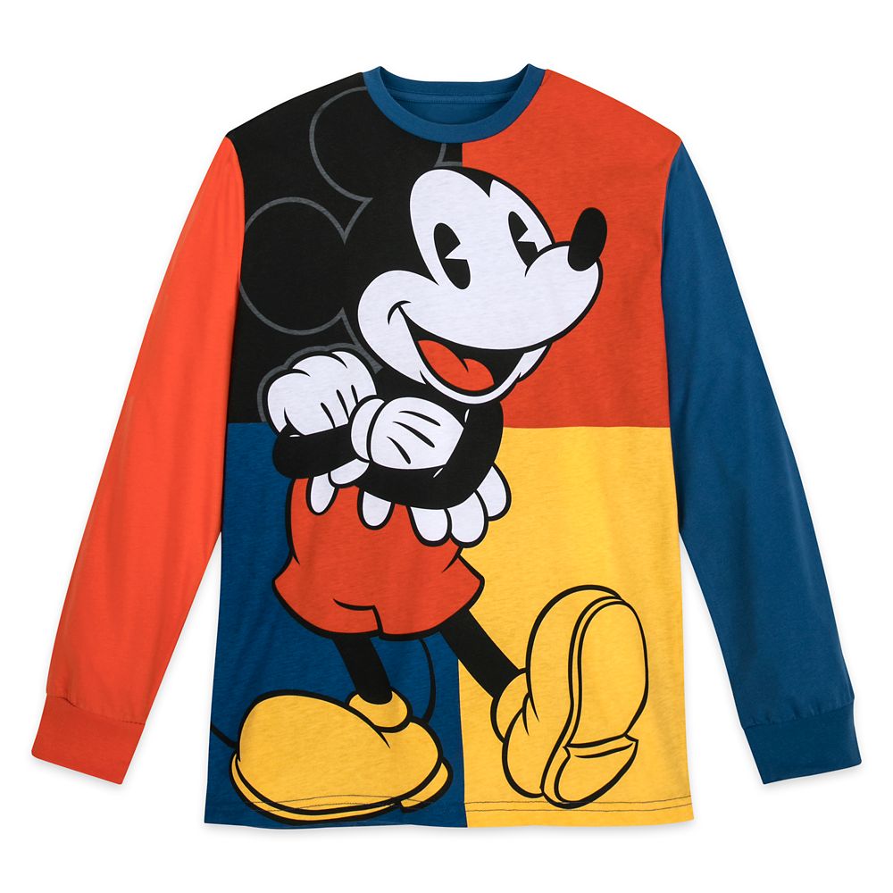 mickey mouse long sleeve shirt mens