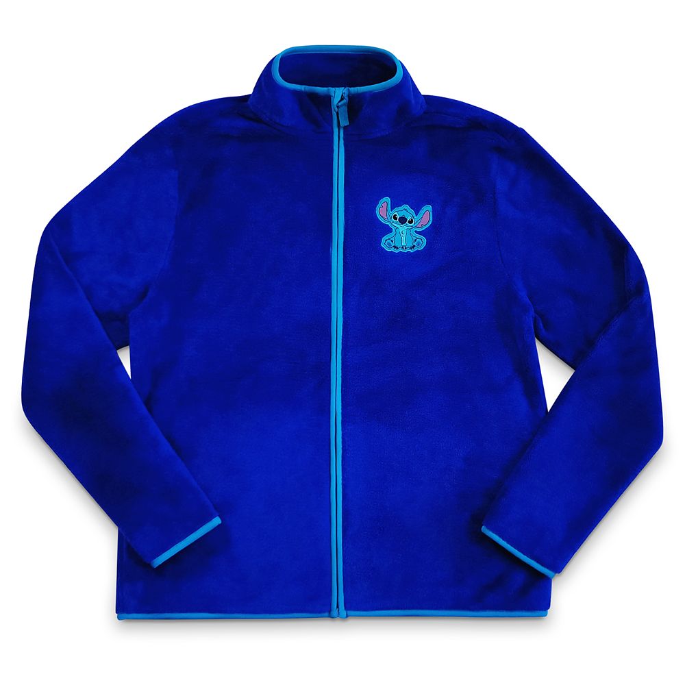 Stitch Zip Fleece Jacket for Women