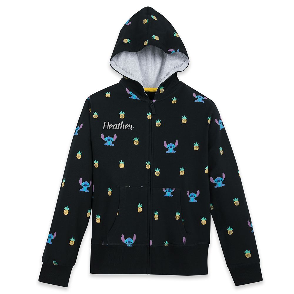 Stitch Zip-Up Hoodie for Adults - Personalized | shopDisney