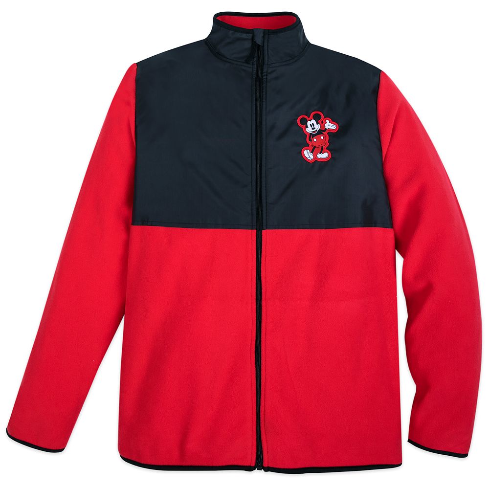 Mickey Mouse Pieced Fleece Jacket for Adults – Personalized