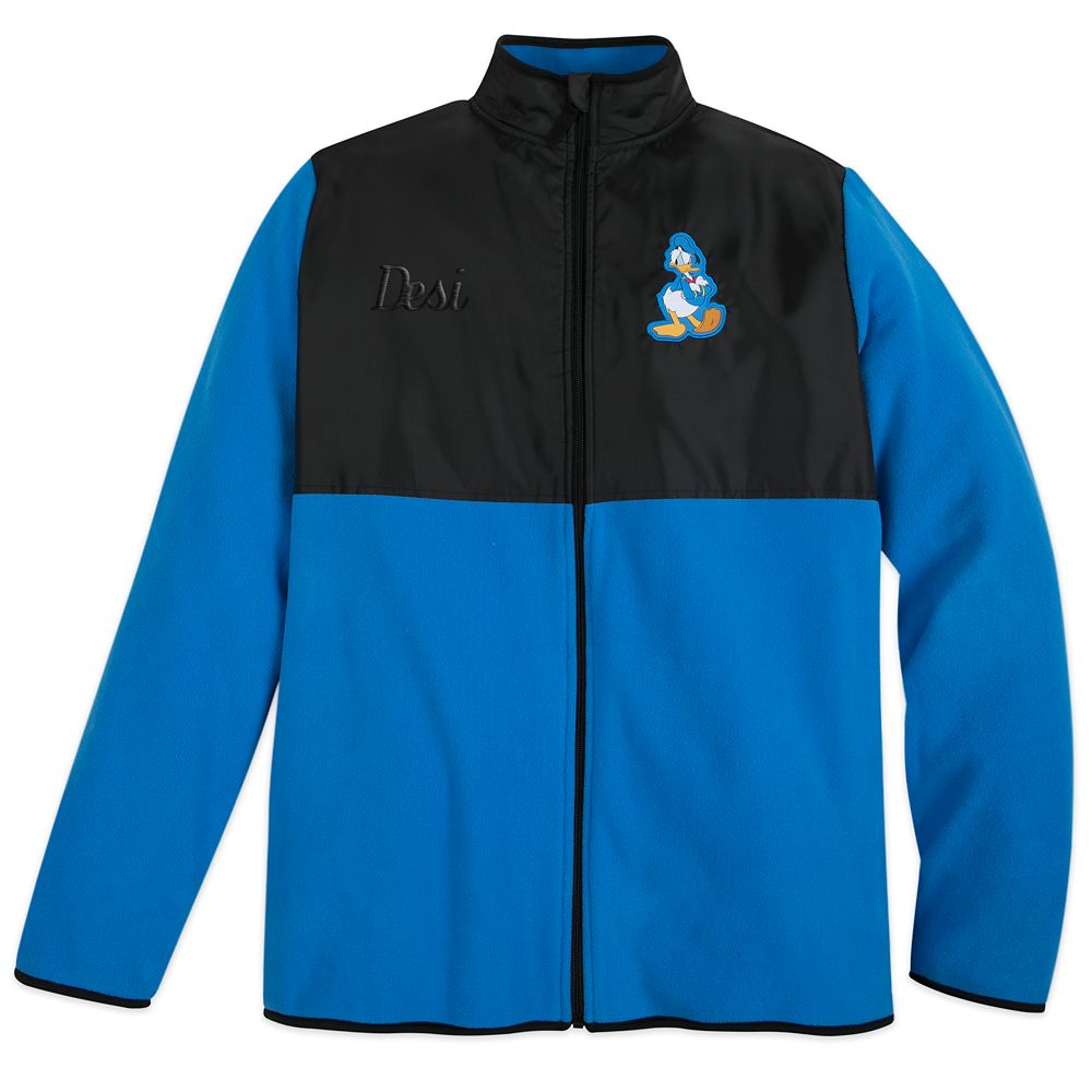 Donald Duck Pieced Fleece Jacket for Adults – Personalized