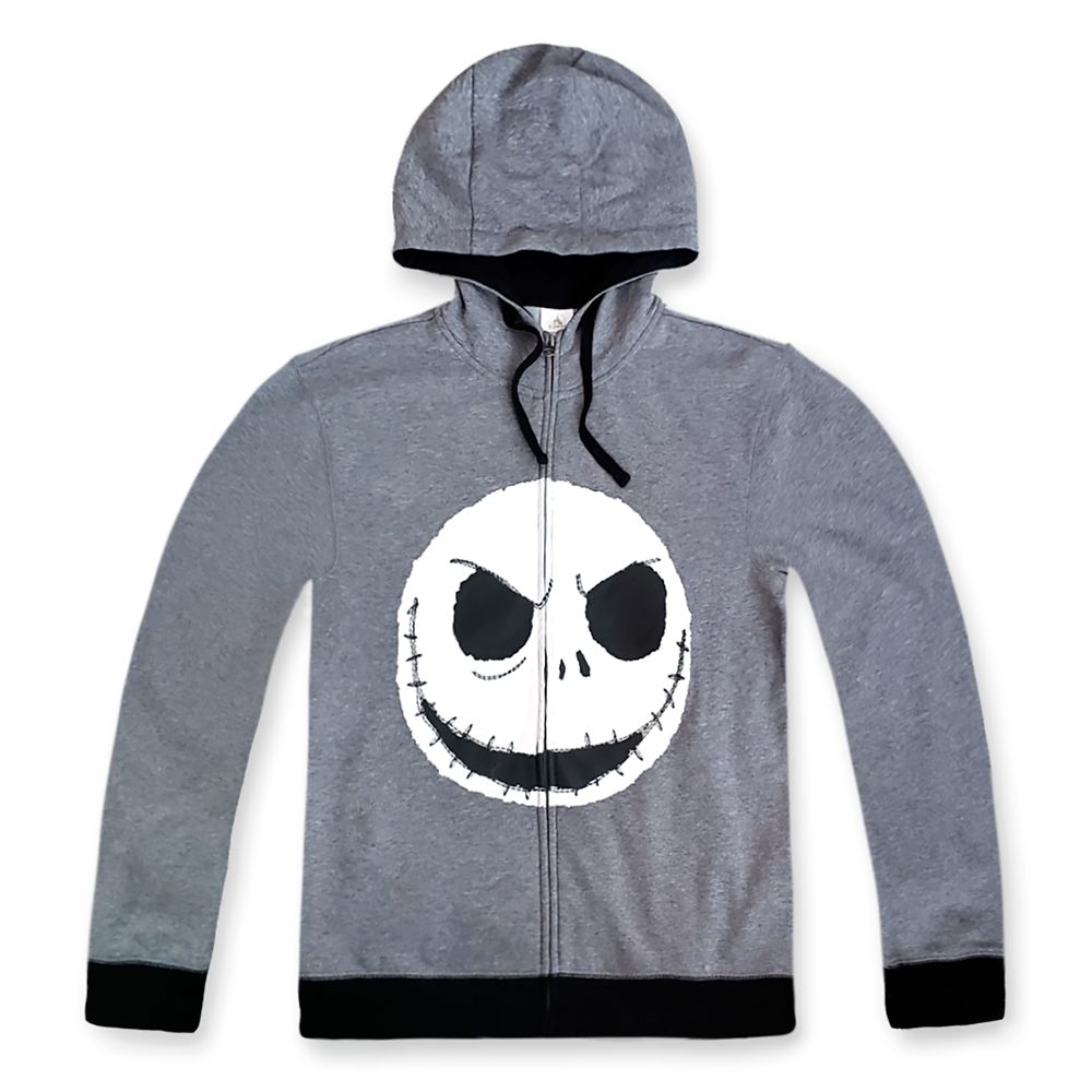 Jack Skellington Zip Hoodie for Adults – The Nightmare Before Christmas