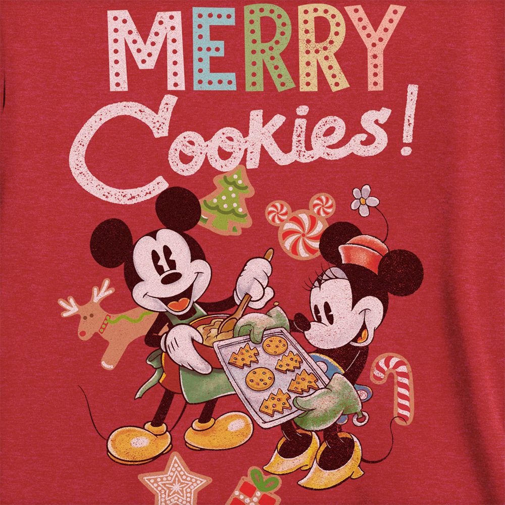Mickey and Minnie Mouse Holiday T-Shirt for Girls