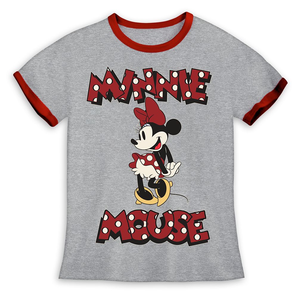 Minnie Mouse Ringer T-Shirt for Girls