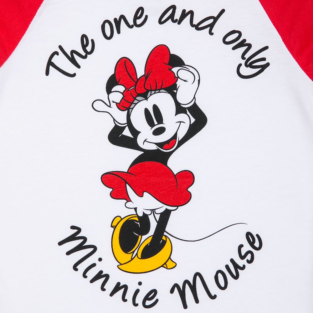 Minnie Mouse Long Sleeve Baseball T-Shirt for Girls