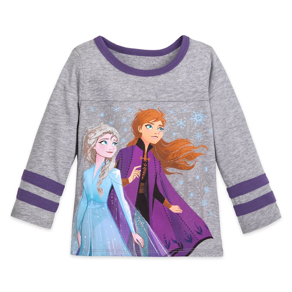 Anna and Elsa Football T-Shirt for Girls – Frozen 2