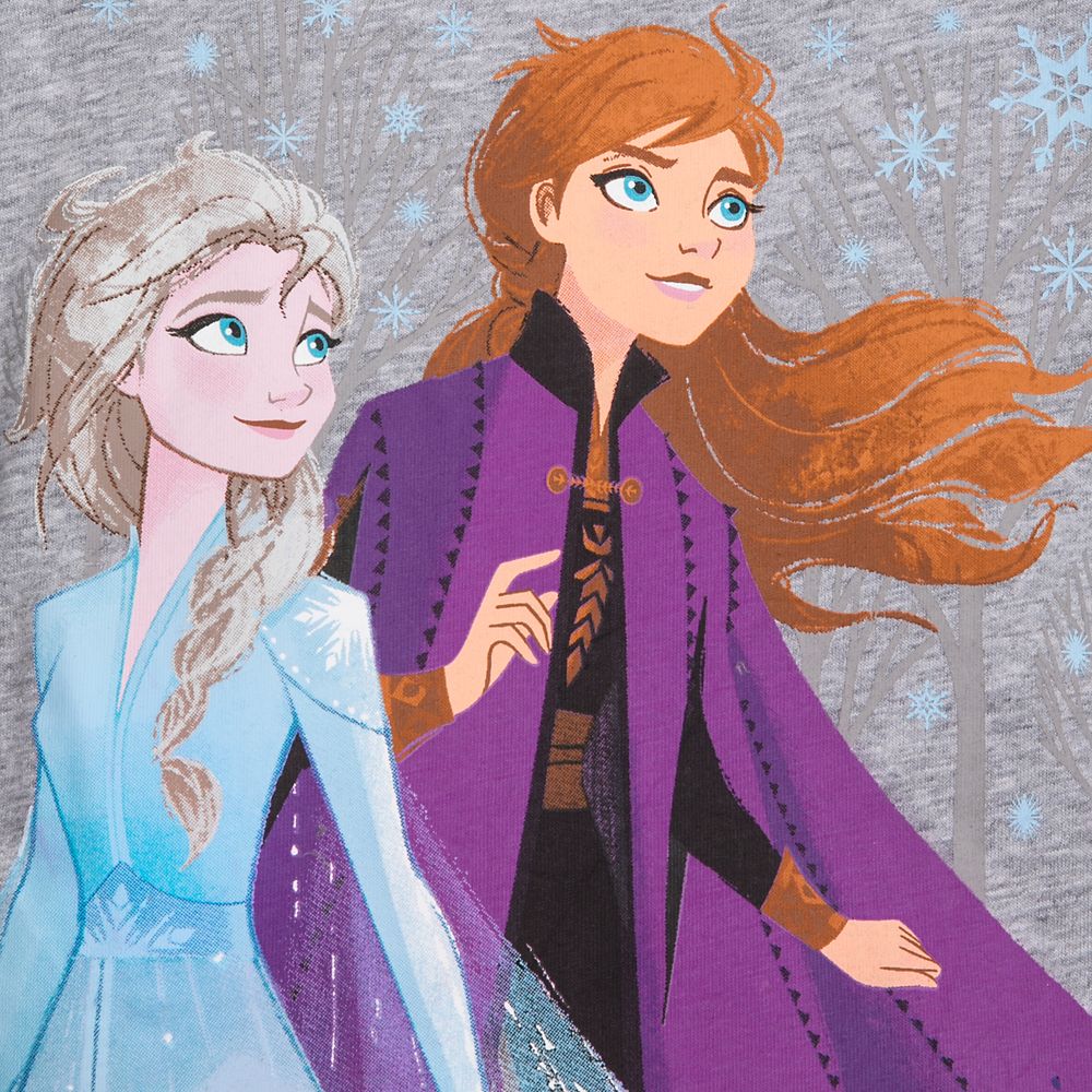 Anna and Elsa Football T-Shirt for Girls – Frozen 2