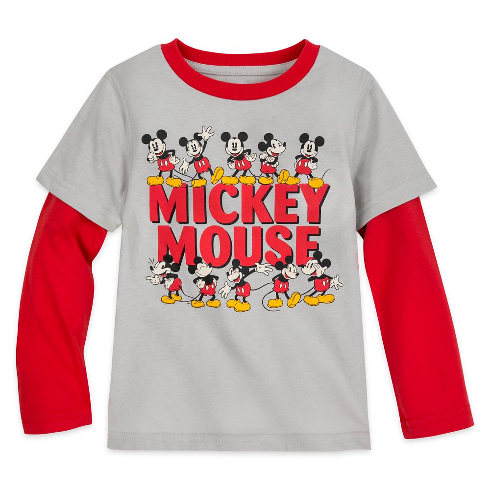 Mickey Mouse Long Sleeve Layered T-Shirt for Boys