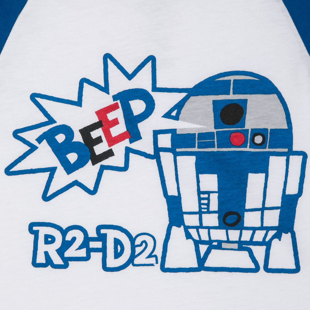 R2-D2 Long Sleeve Baseball T-Shirt for Boys – Star Wars