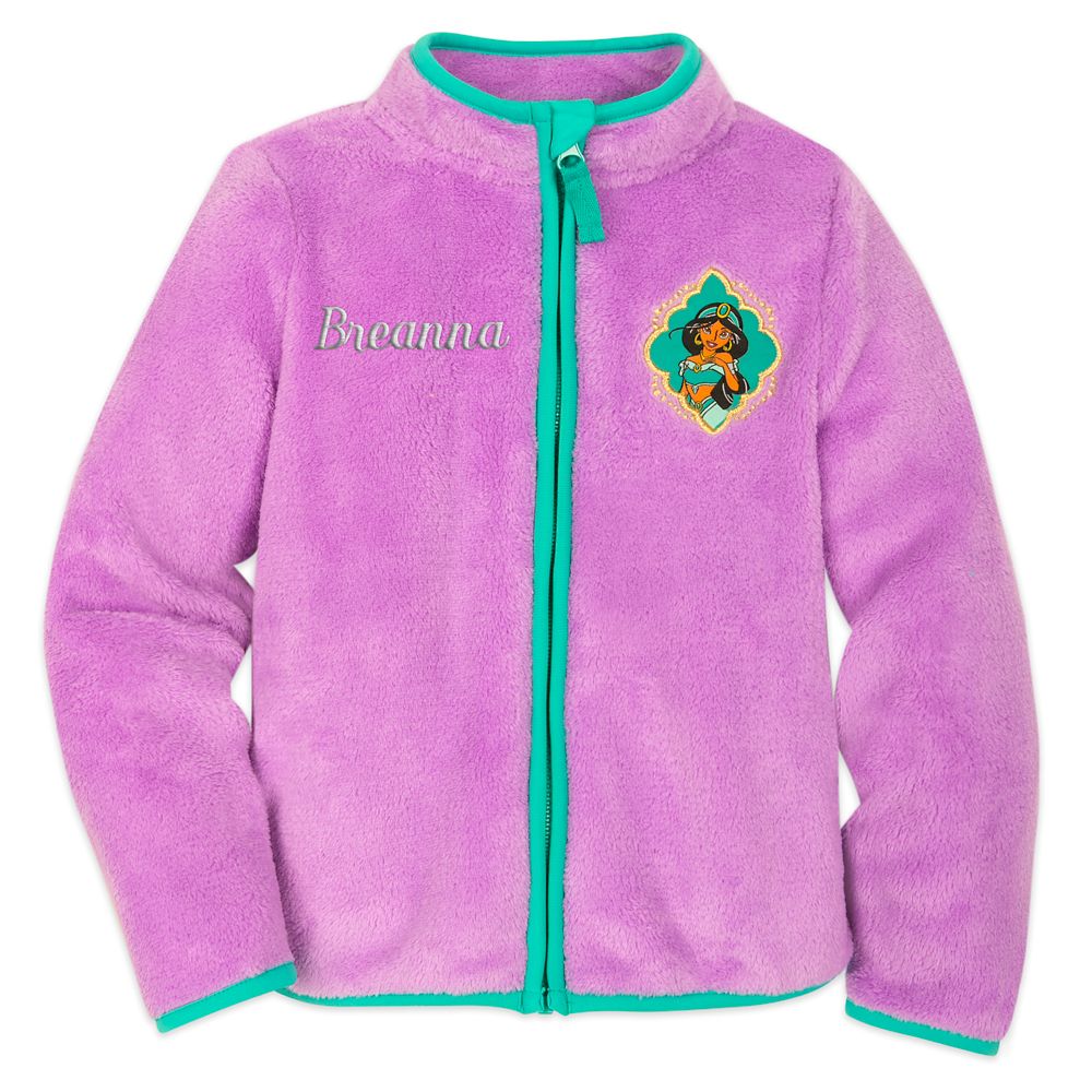 Jasmine Zip Fleece Jacket for Kids – Personalized