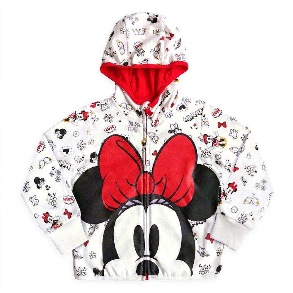 Minnie Mouse Zip Hoodie for Girls