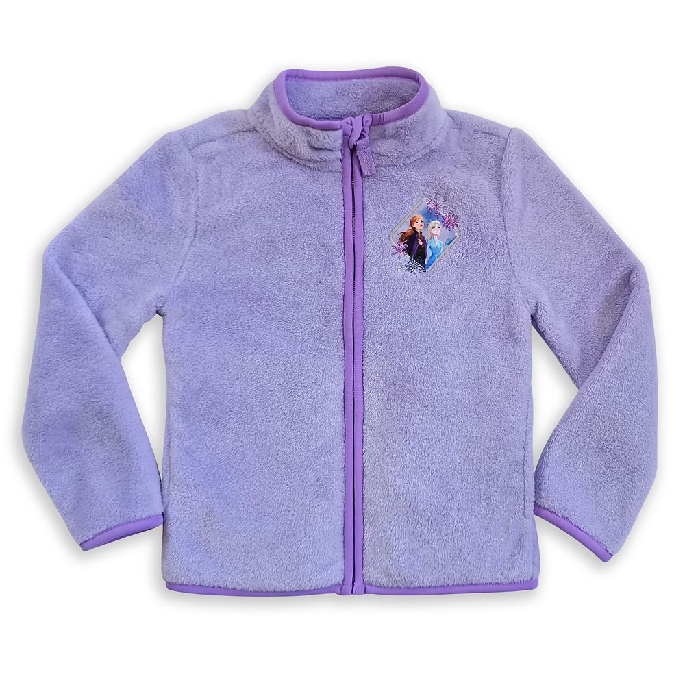 Elsa and Anna Zip Fleece Jacket for Kids – Frozen 2
