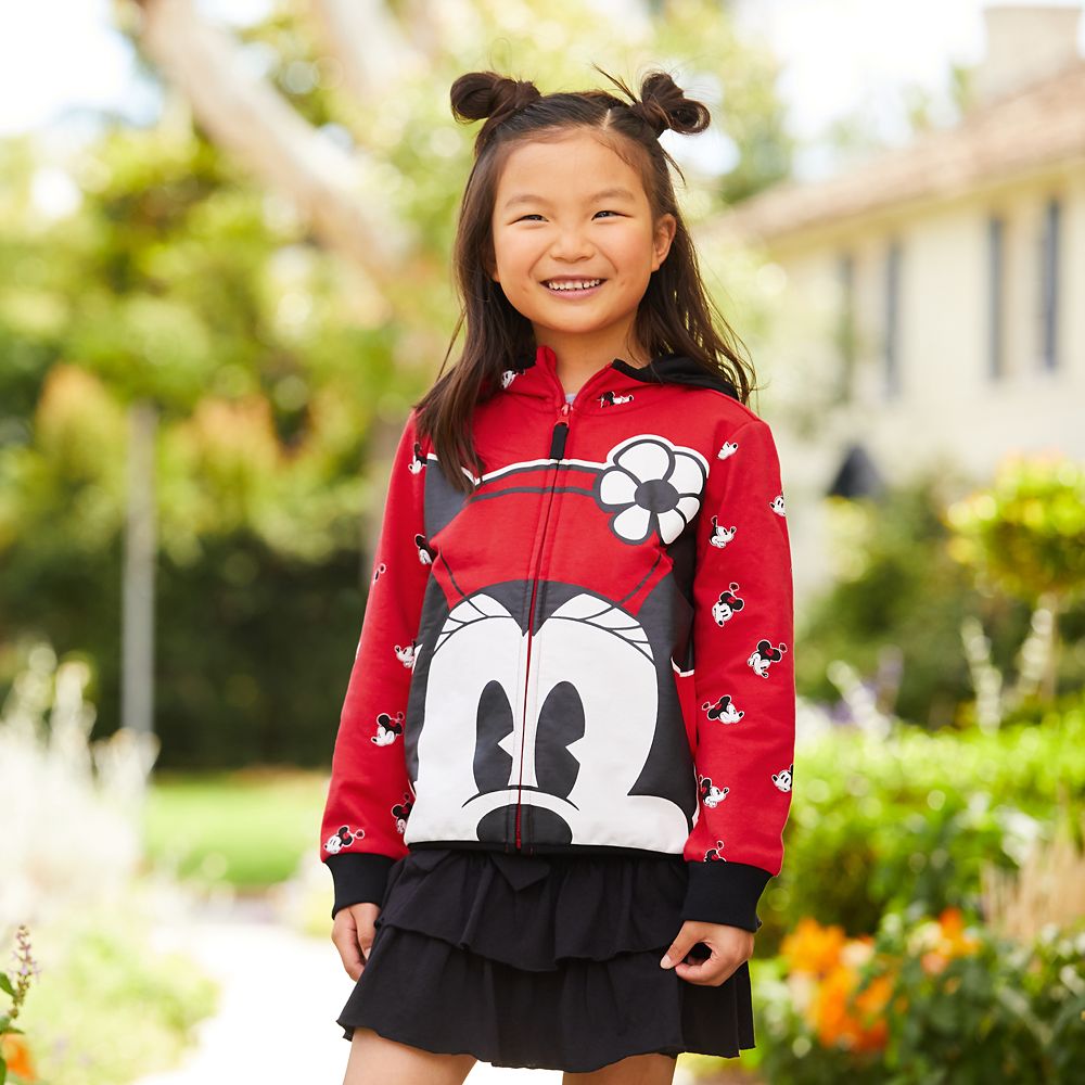 Minnie Mouse ZipUp Hoodie for Kids Personalized shopDisney