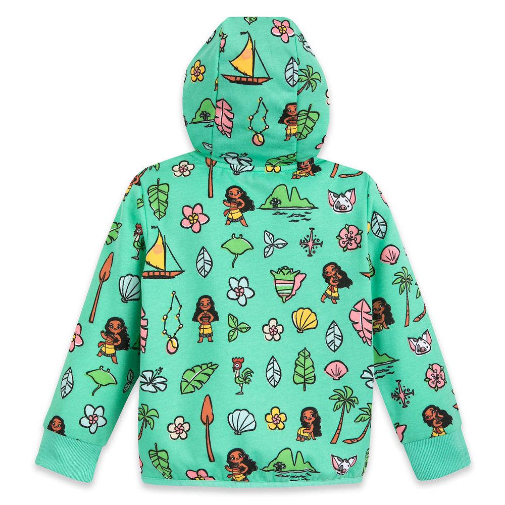 Moana Zip-Up Hoodie for Kids | shopDisney