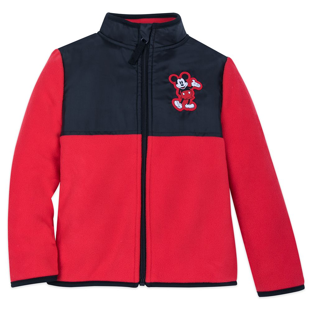 Mickey Mouse Pieced Fleece Jacket for Kids – Personalized