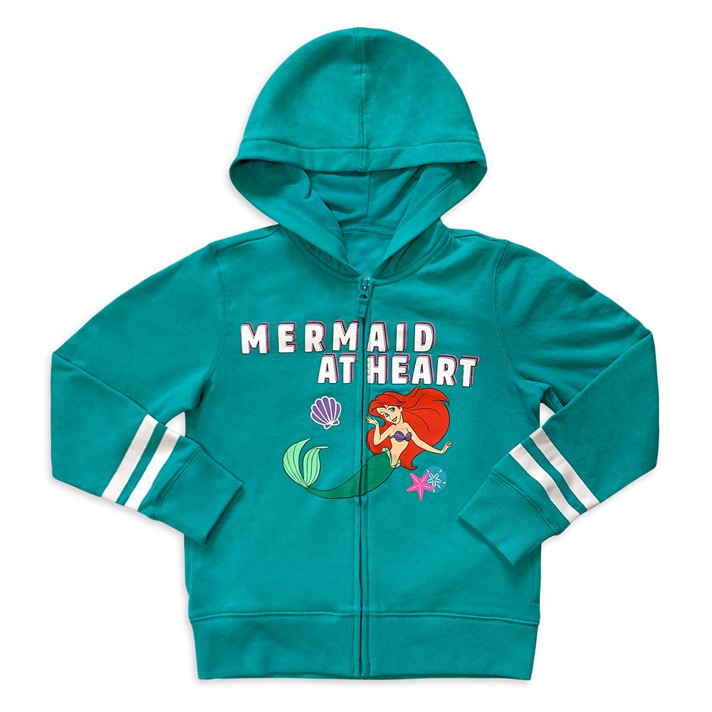 Ariel Zip-Up Hoodie for Kids The Little Mermaid Official shopDisney