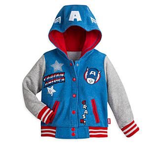 Marvel Captain America Fleece Jacket for Girls