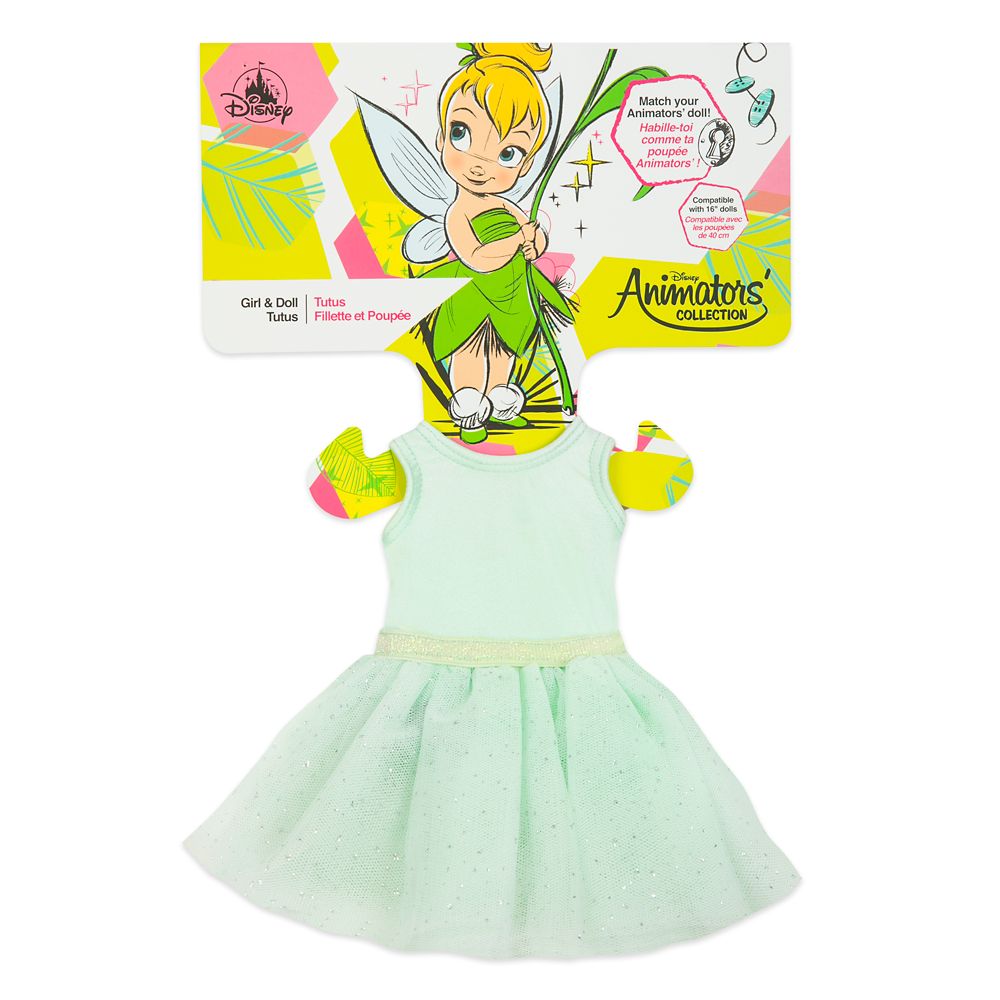 Tinker Bell Leotard and Tutu Set for Kids and Doll – Disney Animators' Collection