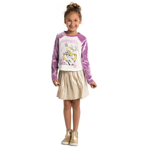 Rapunzel T-Shirt and Skirt Set for Girls