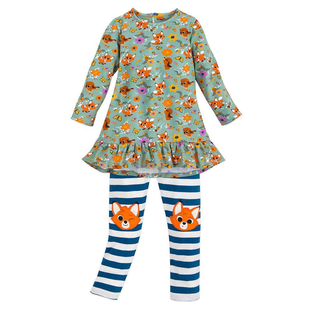 The Fox and the Hound Shirt and Legging Set for Girls – Disney Furrytale friends Collection