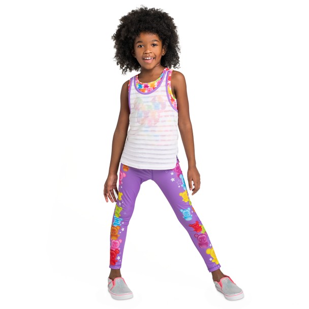 Mickey and Minnie Mouse Tank Top and Leggings Set for Girls