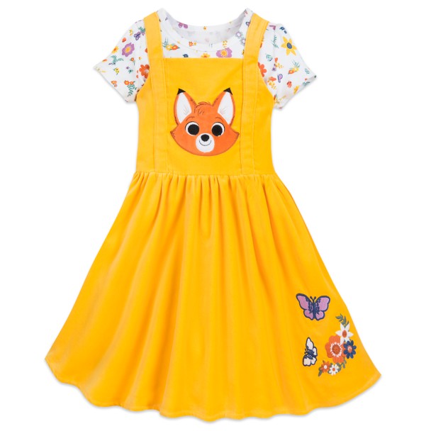 Tod Pinafore Set for Girls – The Fox and the Hound – Disney Furrytale friends Collection