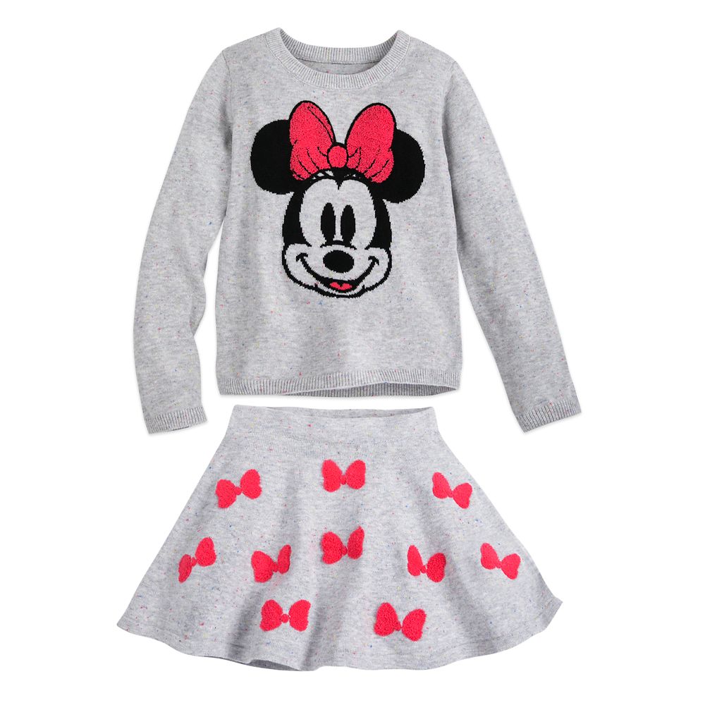 Minnie Mouse Sweater and Skirt Set for Girls