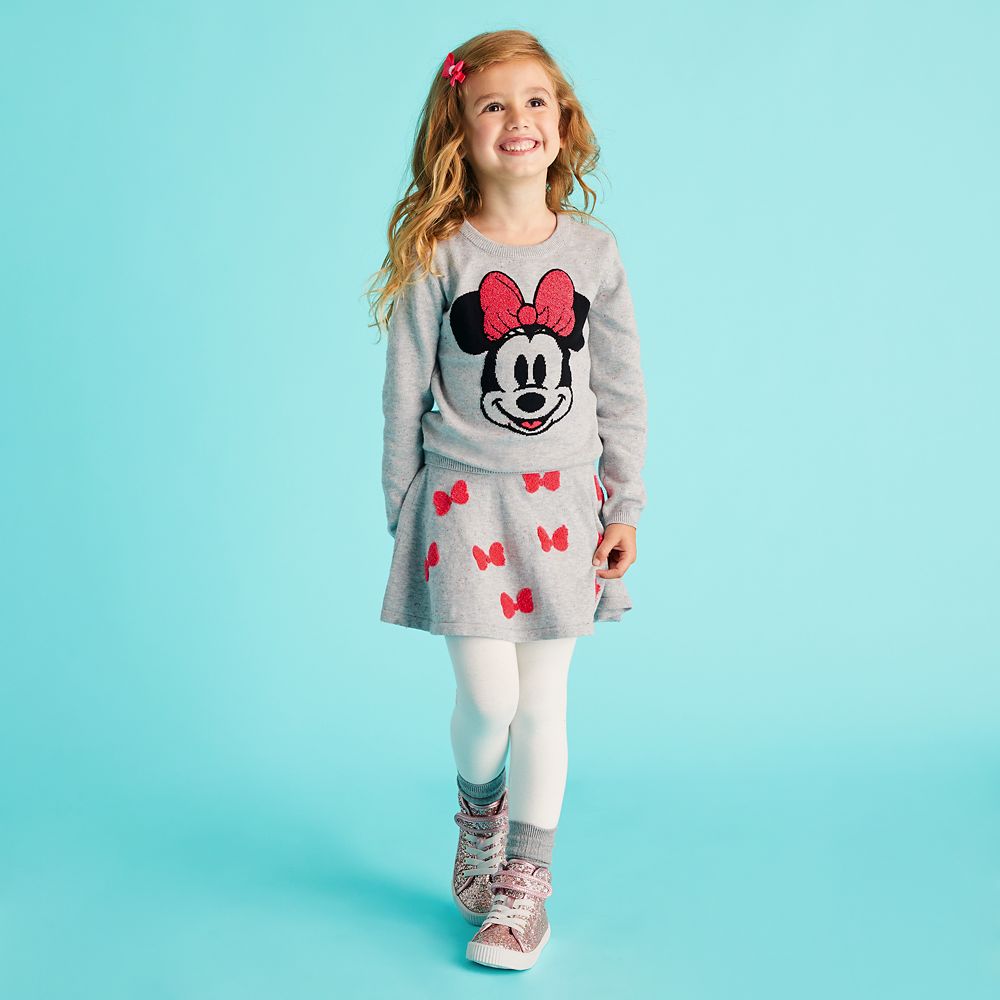 Minnie Mouse Sweater and Skirt Set for Girls