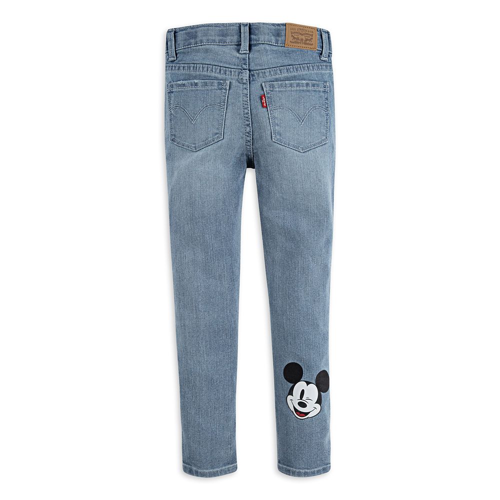 Mickey Mouse 710 Super Skinny Fit Jeans for Girls by Levi's