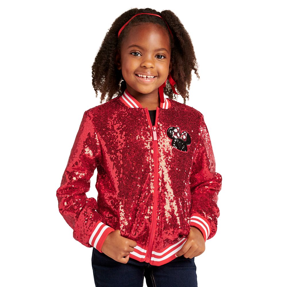 Minnie Mouse Red Sequin Jacket for Girls