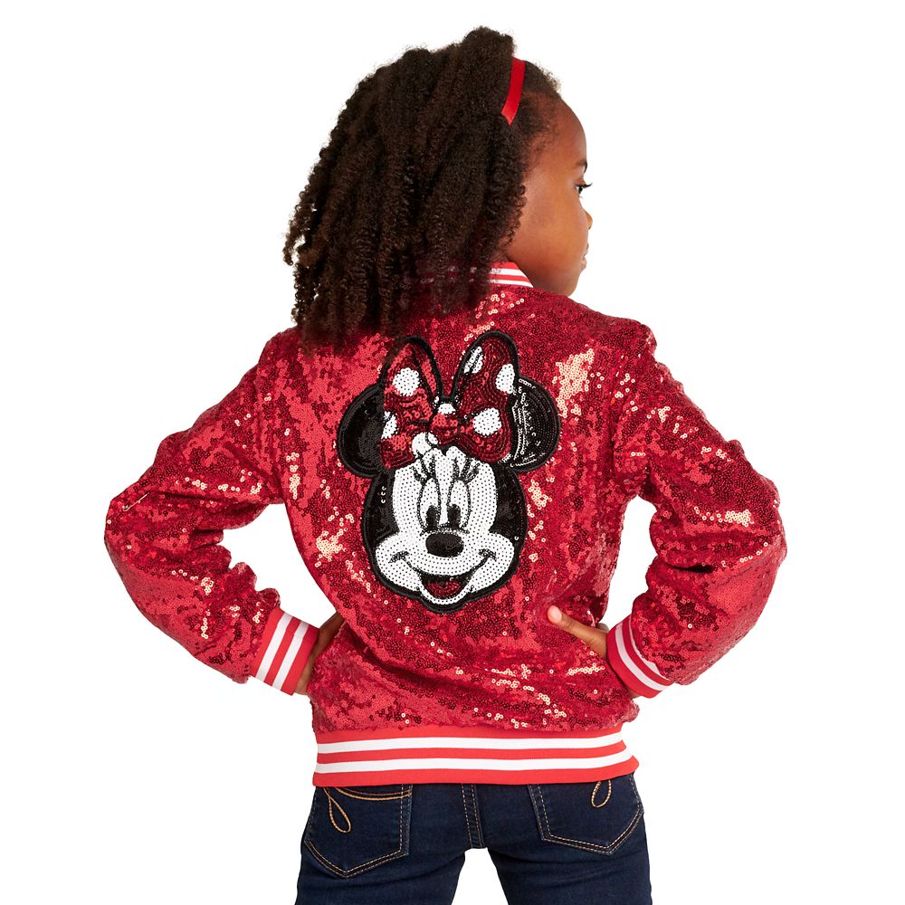 Minnie Mouse Red Sequin Jacket for Girls