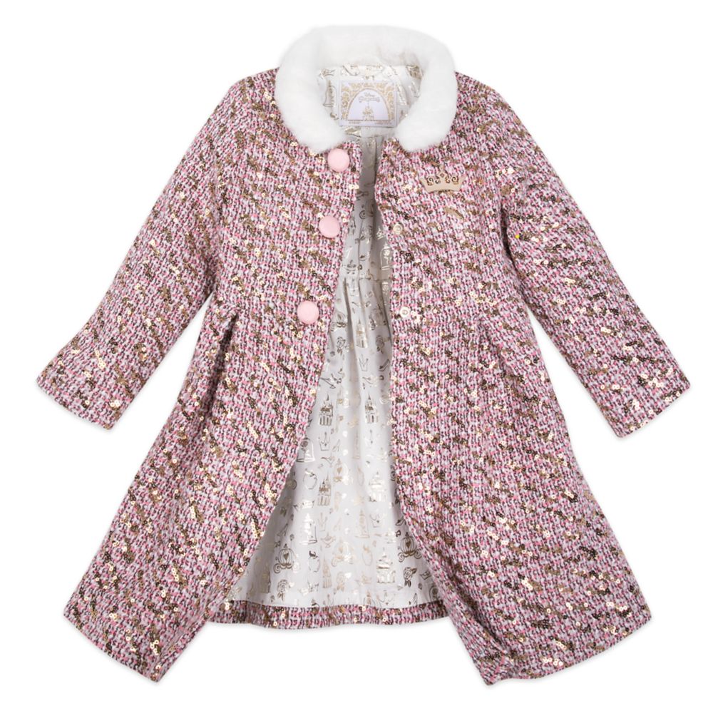 Disney Princess Tweed Coat for Girls