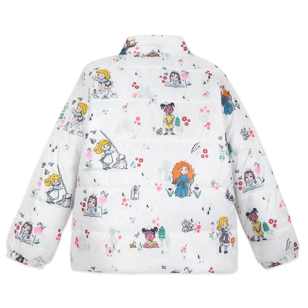 Disney Animators' Collection Lightweight Puffy Jacket for Girls