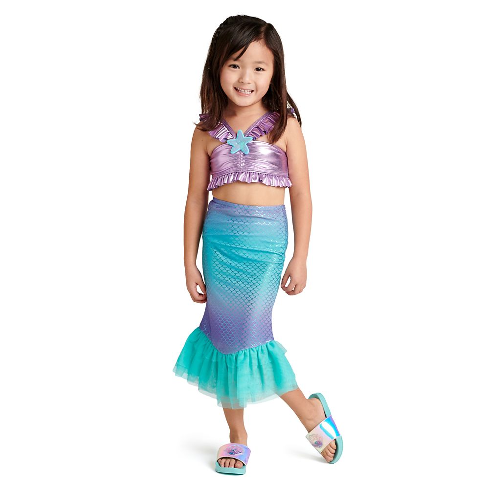 Ariel Deluxe Swimsuit Set for Girls