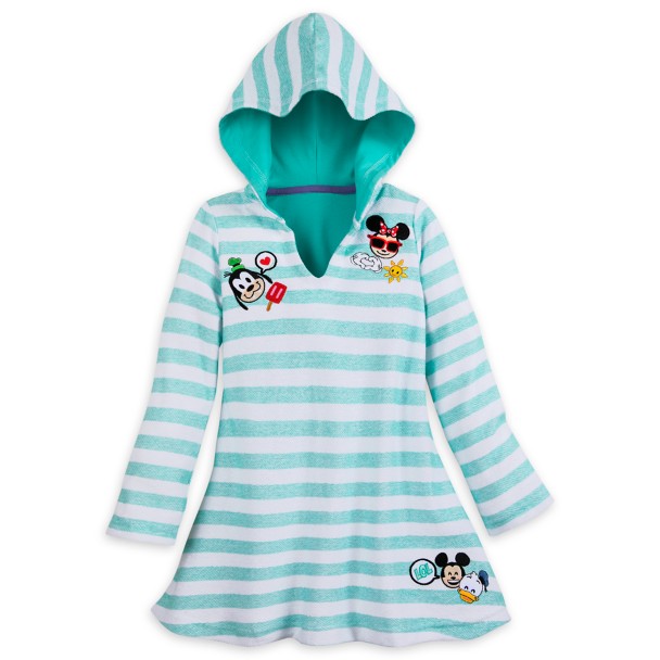 Mickey Mouse and Friends Emoji Swim Cover-Up for Girls