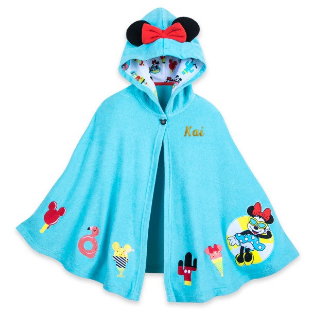 Minnie Mouse Summer Fun Swim Cover-Up for Girls – Personalized