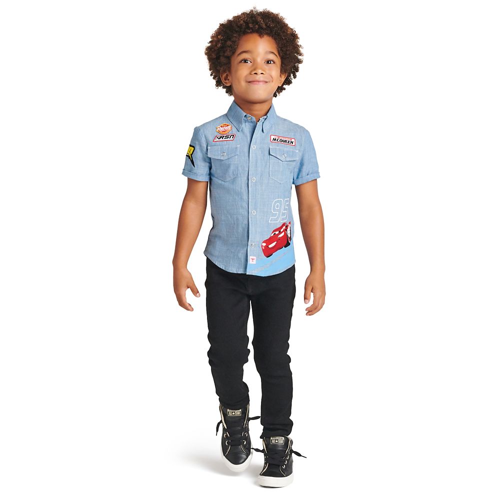 Lightning McQueen Woven Shirt for Boys