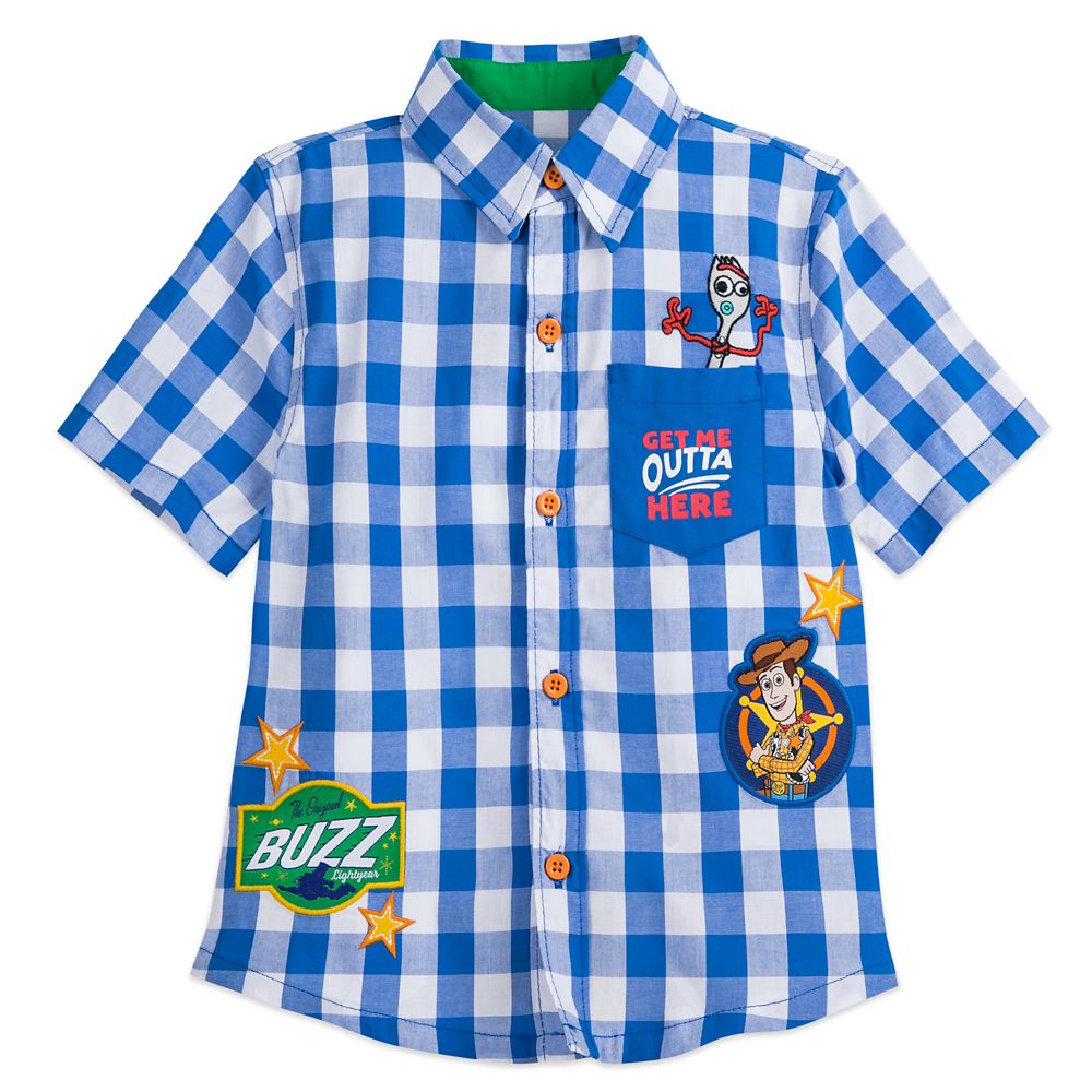 Toy Story 4 Woven Shirt for Boys