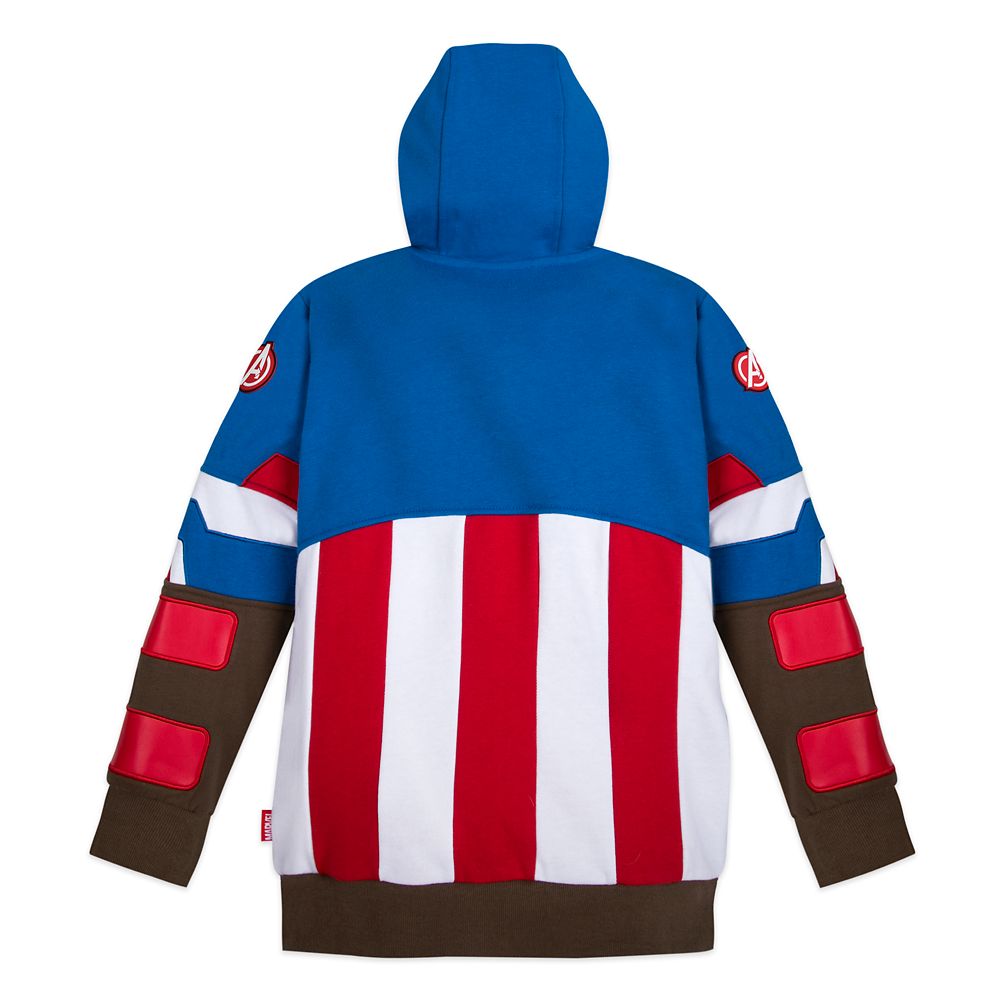 Captain America Zip Hoodie for Boys