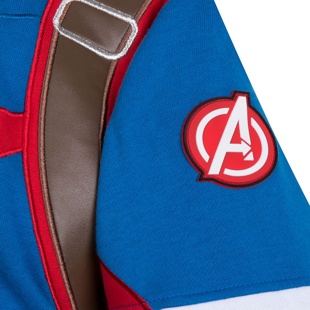 Captain America Zip Hoodie for Boys