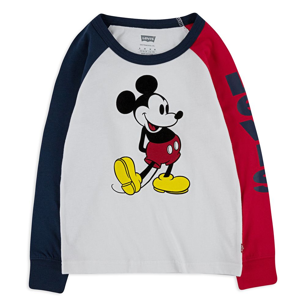 Mickey Mouse Raglan Sleeve Shirt for Boys by Levi's