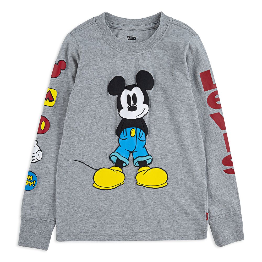 Mickey Mouse Long Sleeve T-Shirt for Boys by Levi's