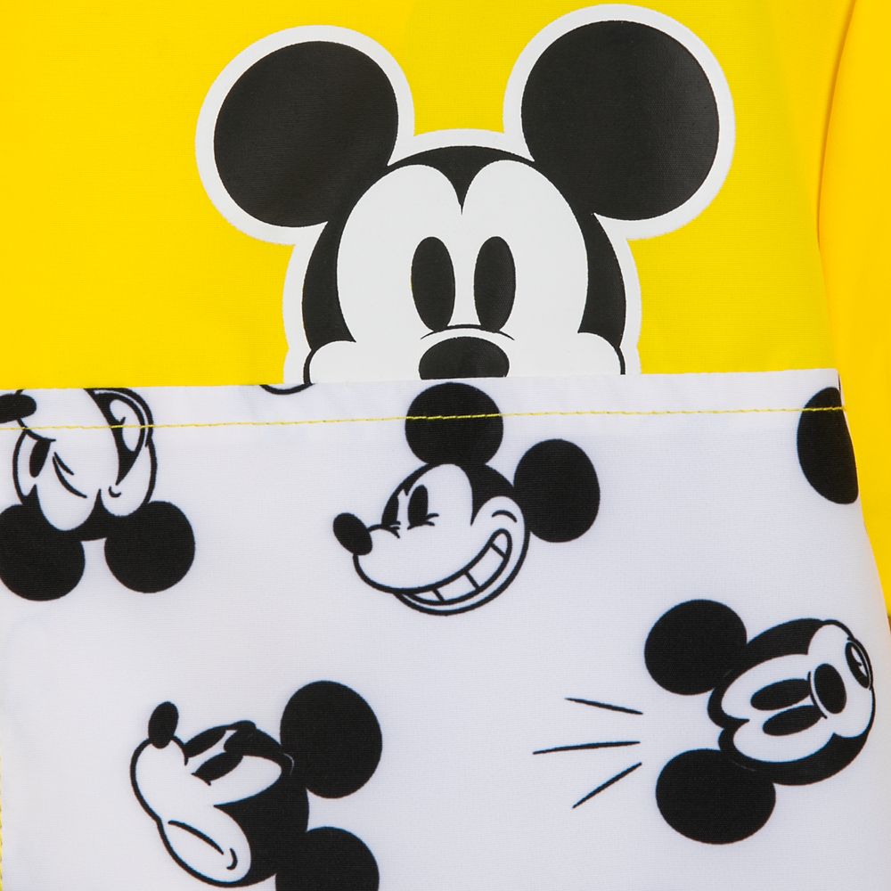 Mickey Mouse Packable Rain Jacket and Attached Carry Bag for Kids