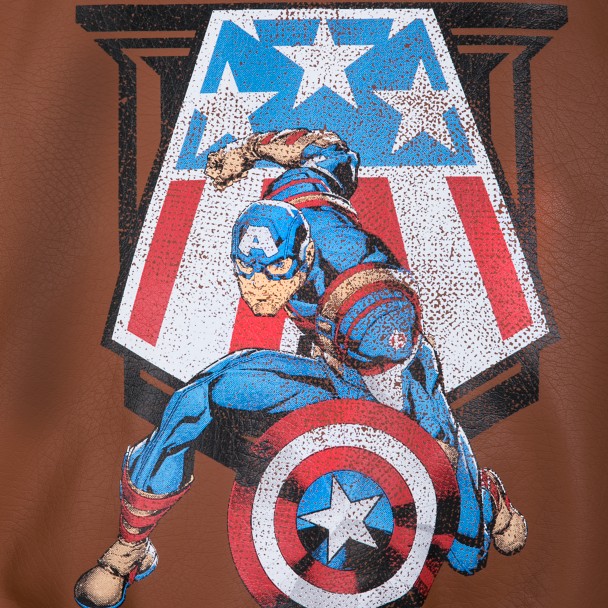 Marvel Boys Avengers Captain America Shield Coat 