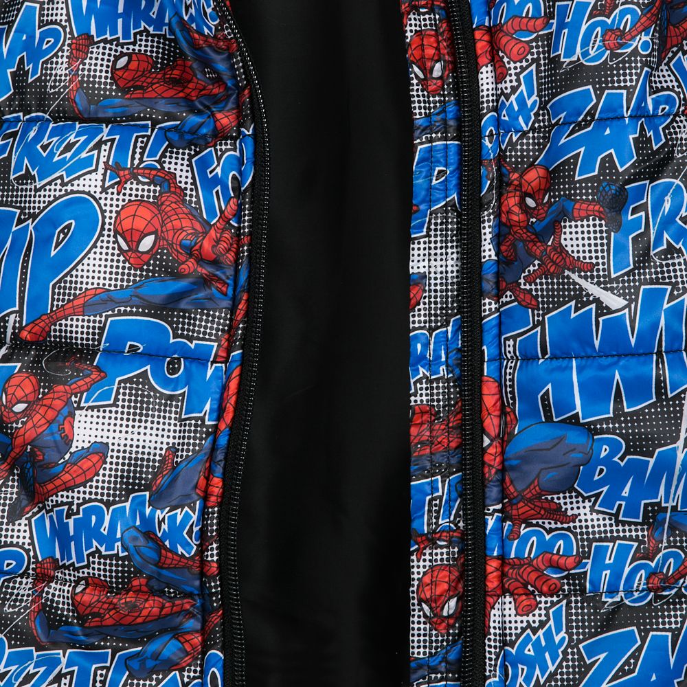 Spider-Man Lightweight Puffy Jacket for Kids – Personalized