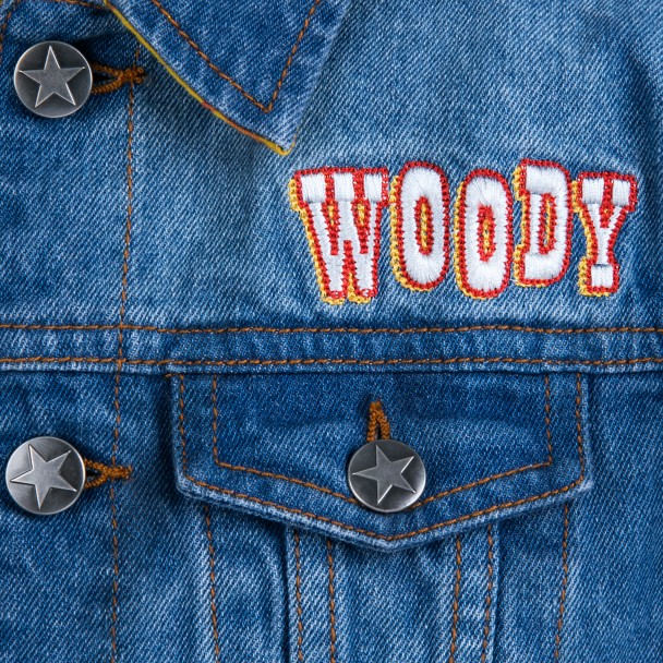Woodies Clothing Vintage Blue Denim Trucker Jacket
