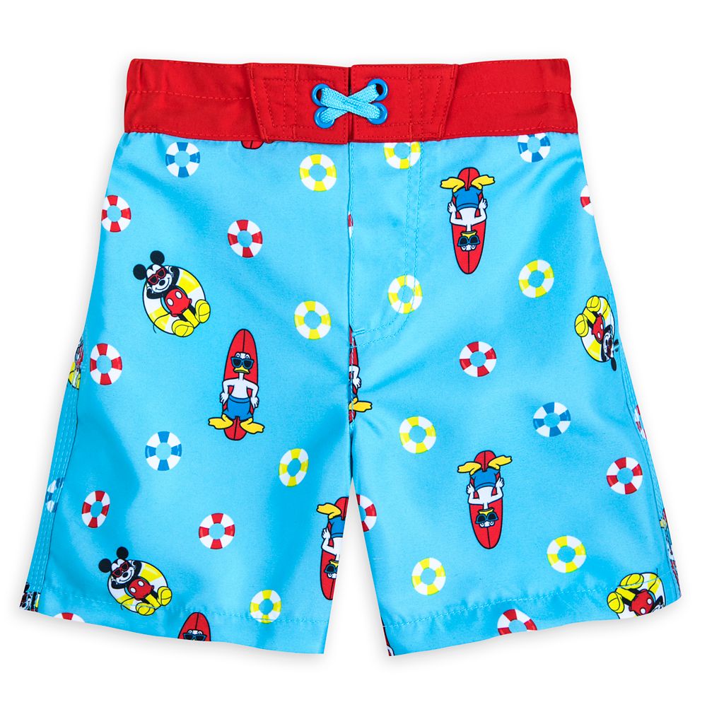 Mickey Mouse and Donald Duck Swim Trunks for Boys | shopDisney