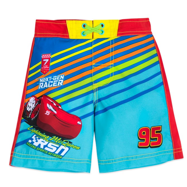 Details about   DISNEY STORE  BOYS LIGHTNING MCQUEEN SWIM TRUNKS SIZE 2  NEW WITH TAGS 